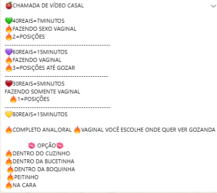 tabela de preços